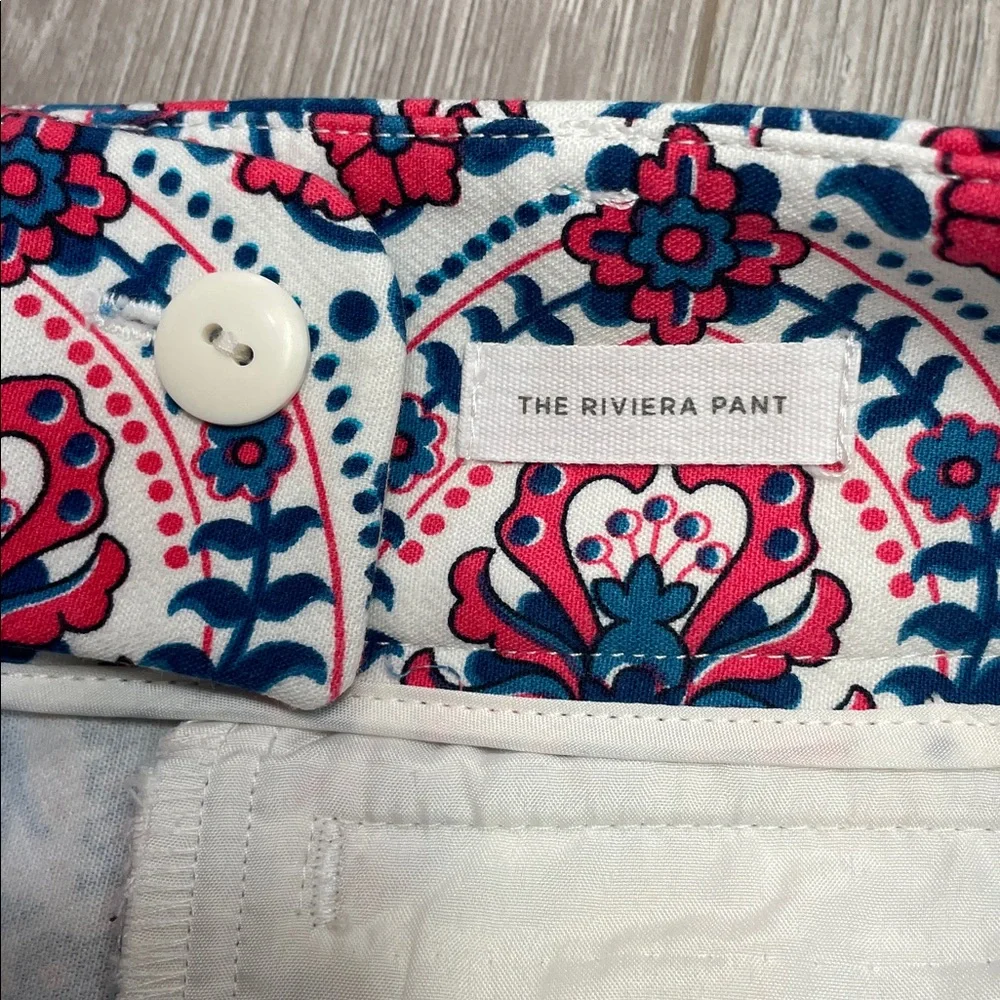 Ann Taylor Loft Marisa Fit Cropped The Riviera Pant Floral Mosaic Print 6